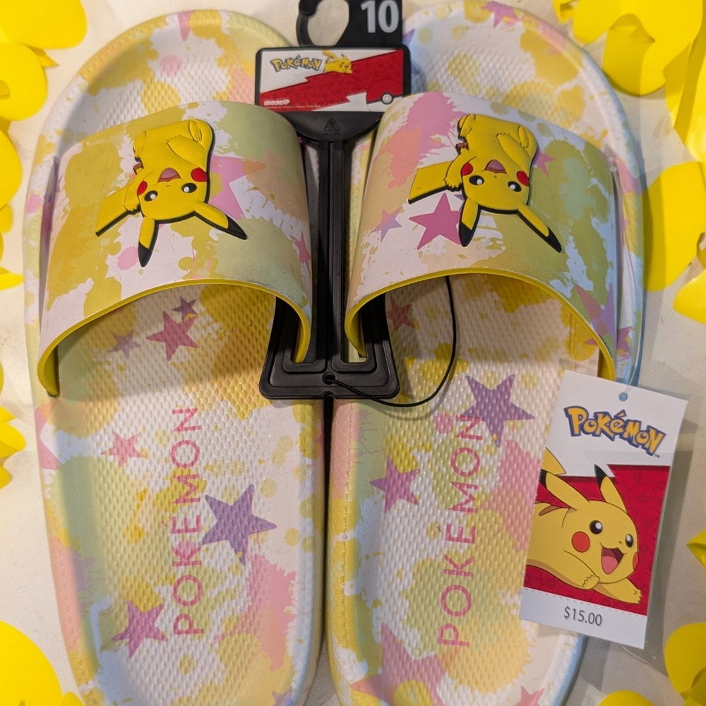 Pokemon Pikachu Slide Sandals